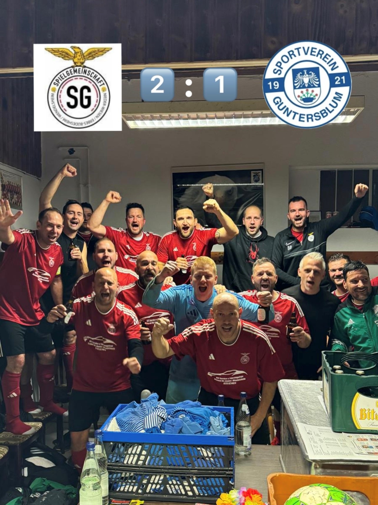 Mehr über den Artikel erfahren Ü32 Kreispokal – SG ErbesWiesenHeim 2 : 1 SV Guntersblum